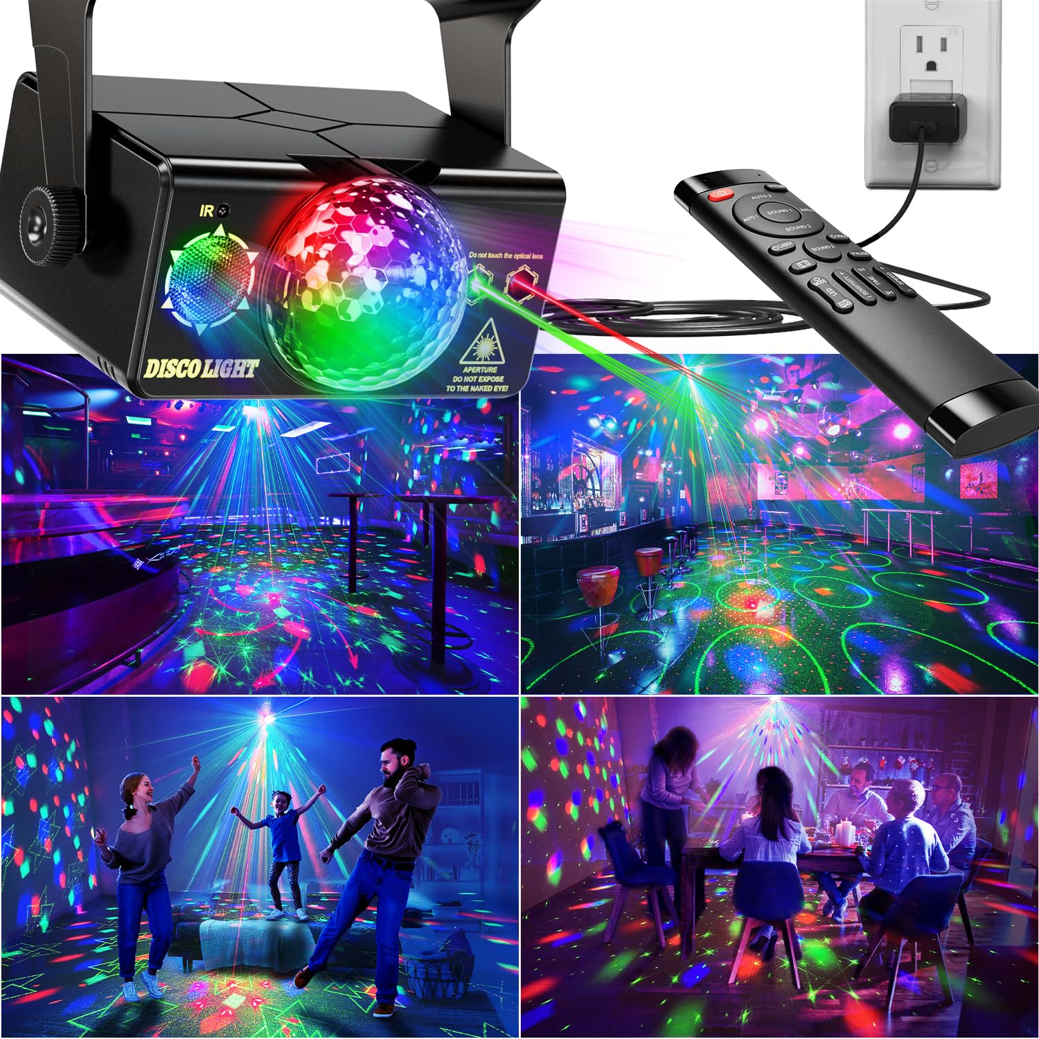 パーティーライトDJディスコステージライトSbolight Ledプロジェクター Amazon.co.jp: パーティーライト DJディスコライト ディスコボール